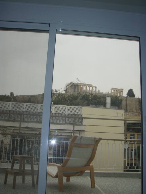 Parthenon view, private terrace
