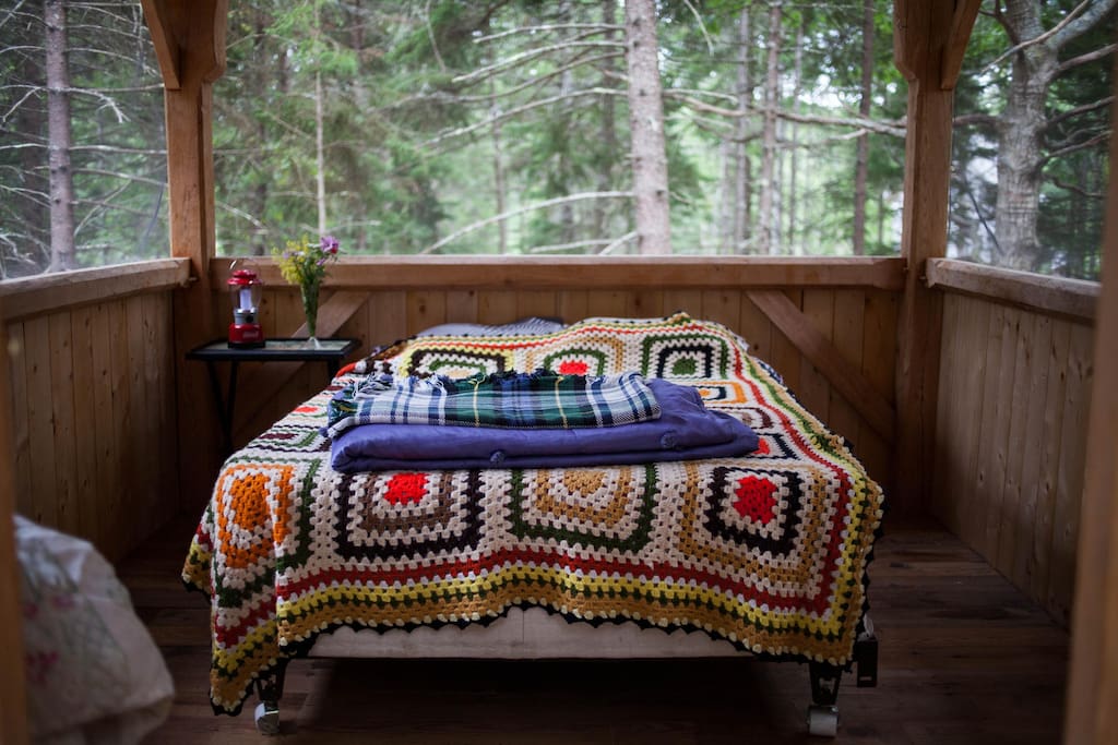 Inside the Hut