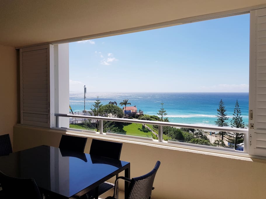 Stunning views on Kirra Hill