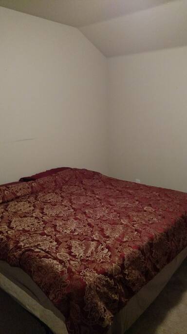 upstair bedroom. clean comfortable and access to game room