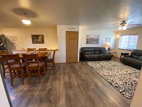 Popular Airbnb listing: Quiet, comfy, and central Cody location w/A/C! in Cody