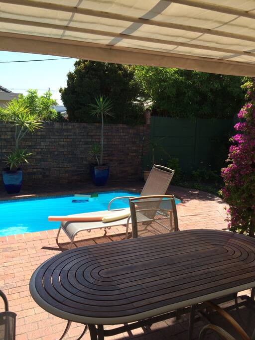 Patio and pool