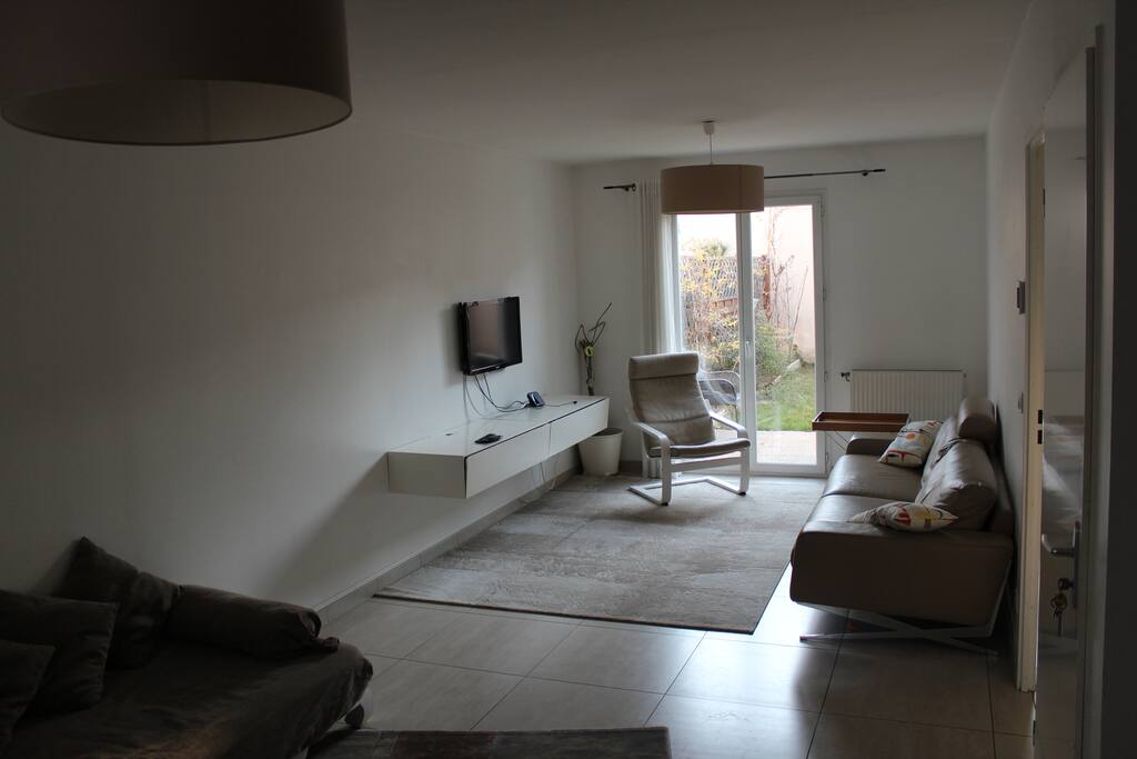 Salon vue jardin