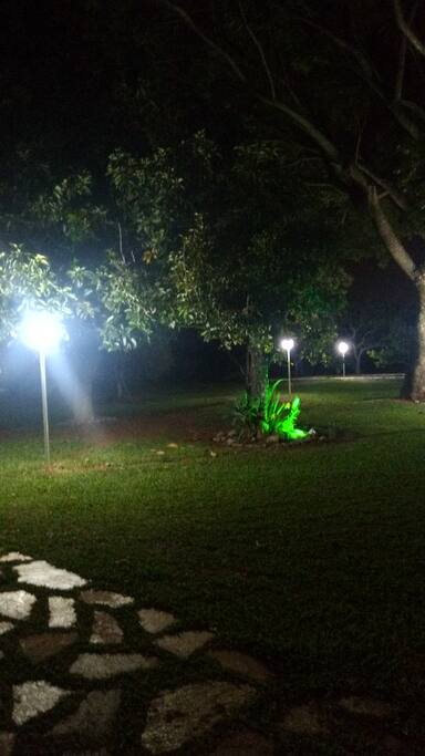 Jardins iluminado