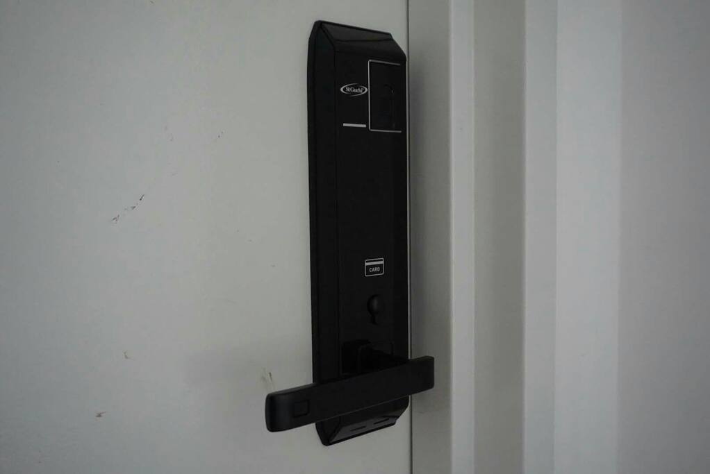 Secured electric door lock (main door)