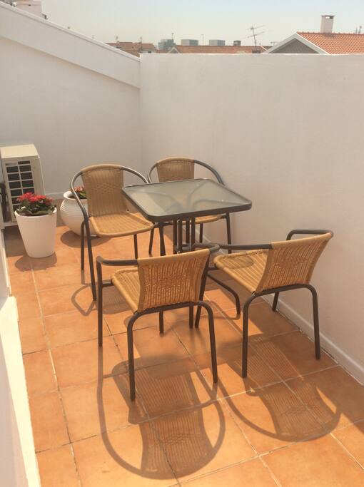 Front terrace