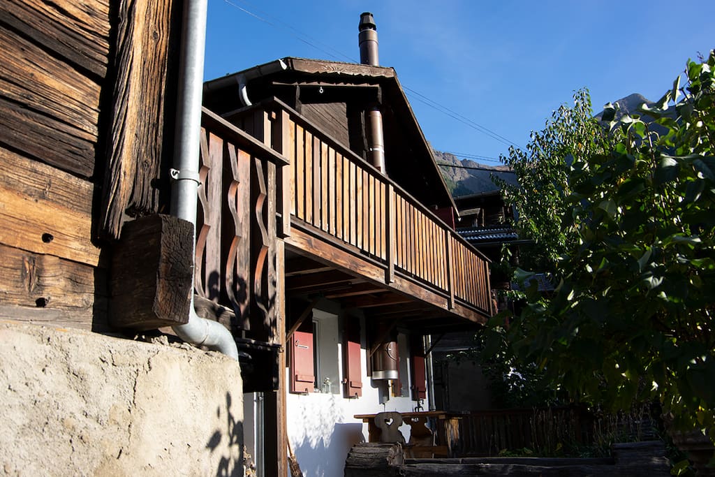 Chalet with balcony and terrace