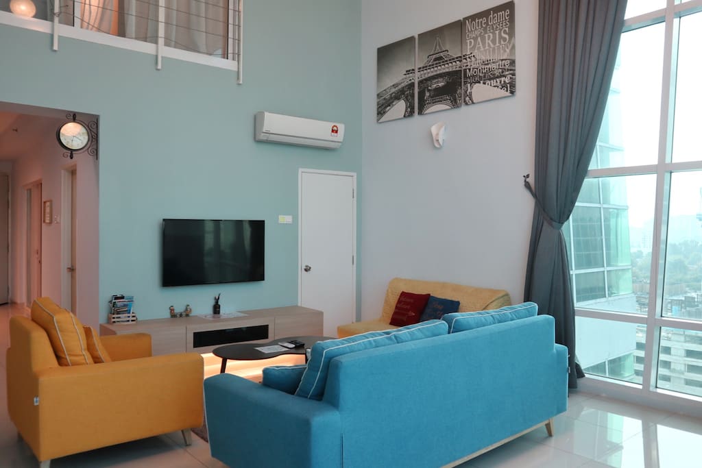 Our large living area is perfect for big and small group who is wanting not just see Penang, but live in Penang.