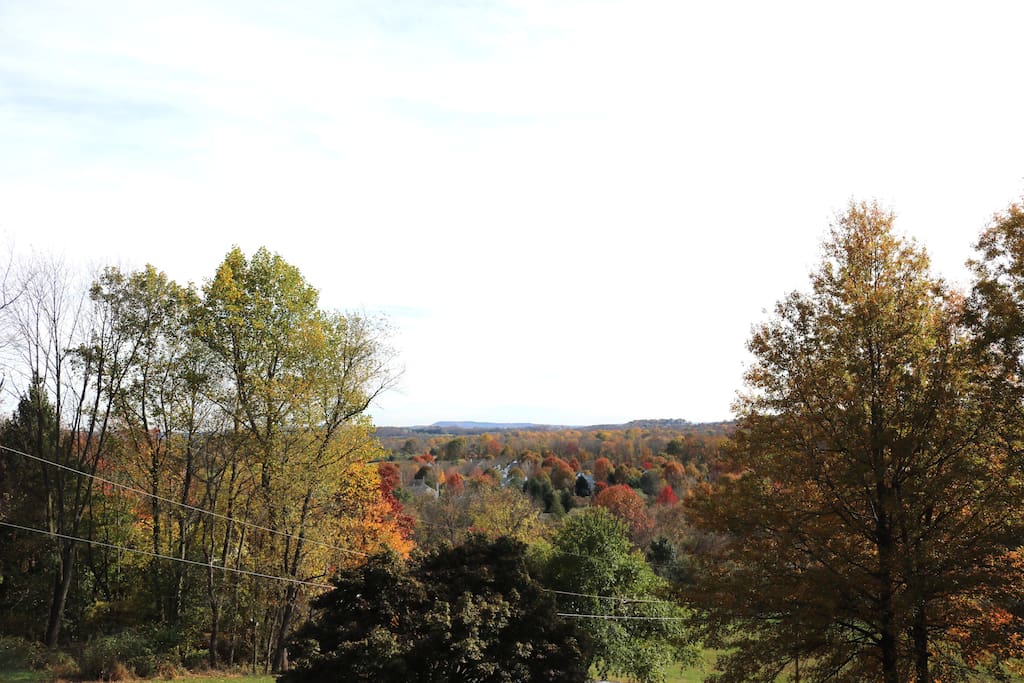 Welcome to the House on the Hill. The Gorgeous and Immaculate House with a SPECTACULAR and PANORAMIC VIEW of NJ Country (Fall Picture-II)