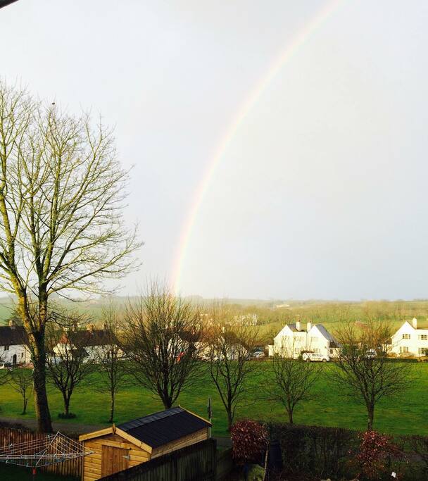 The view over the village green