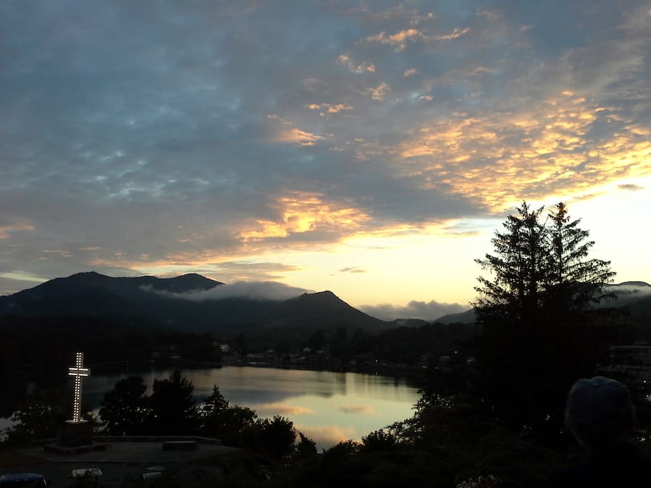 View of Lake Junaluska near Atkins House