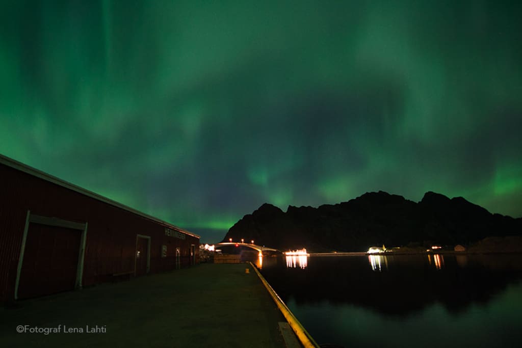 Northern light in Henningsvær