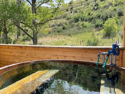 Yurt #2, Private Hot Springs Getaway