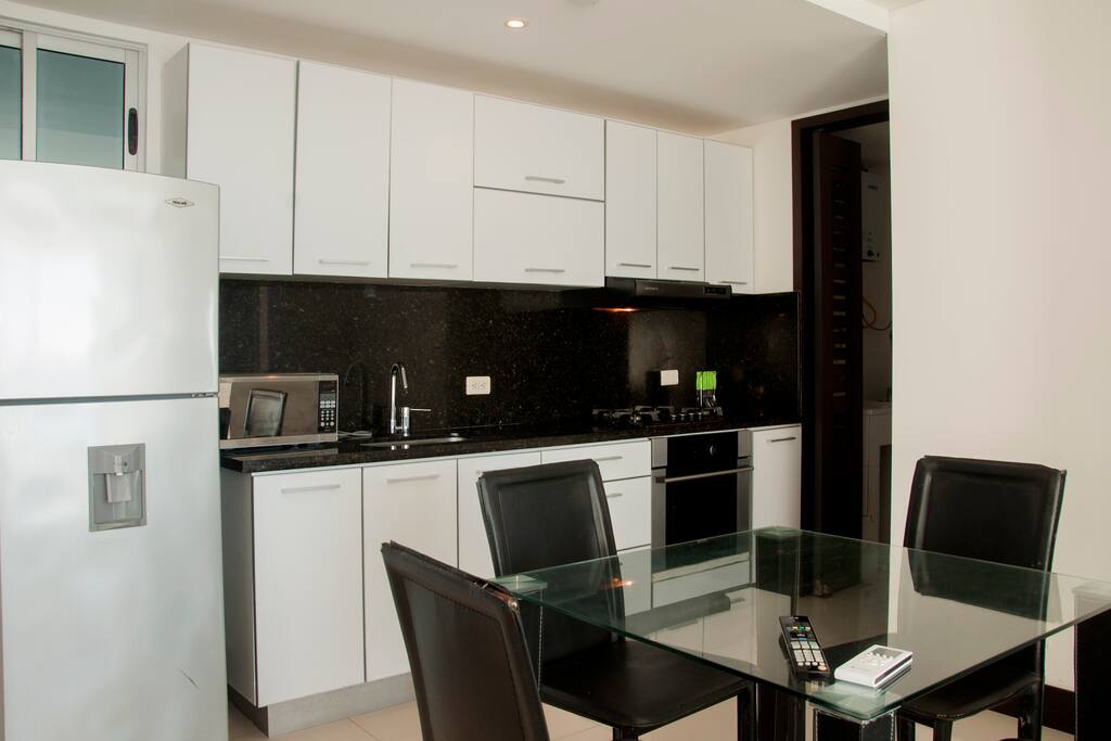 Dining Table and Kitchen