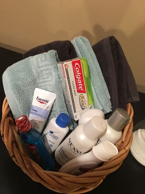 Forget anything? Don't worry take what you need from your supply basket