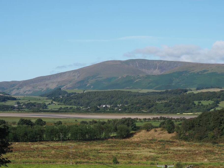 Black Coombe from the garden