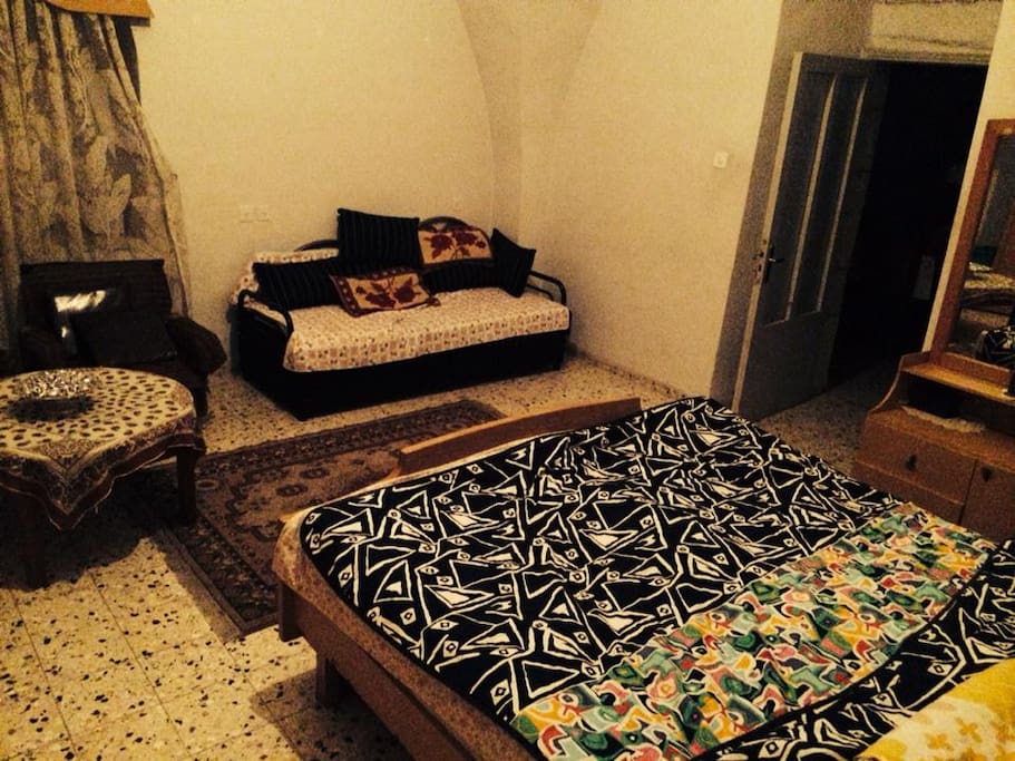 the bed room