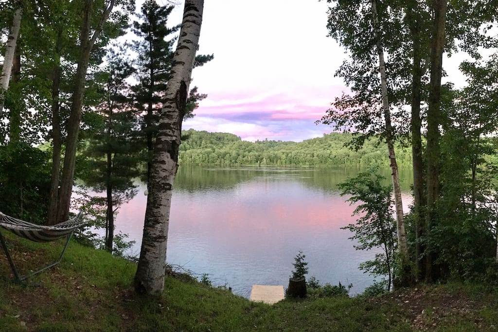 View of the St-Maurice river