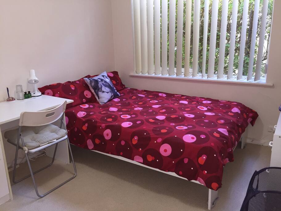 Second bedroom. Spacious, cozy and clean bedroom