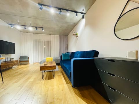 Successful Airbnb property: Studio Mango with Patio & Parking in Gliwice