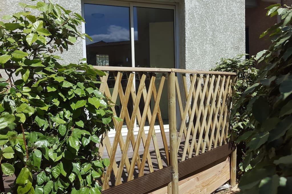 Terrasse sécurisée pour les enfants
