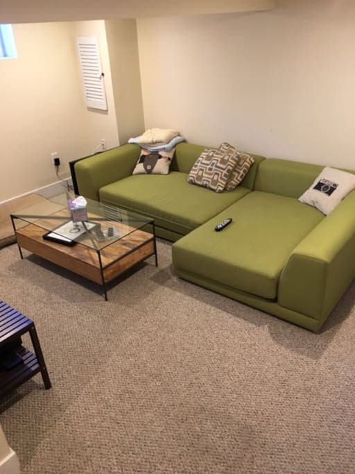 The living room