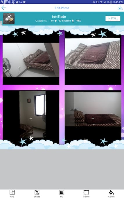 double bedroom and single bedroom