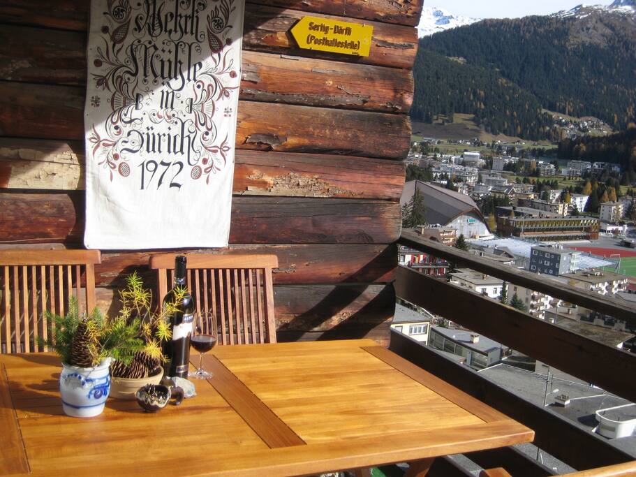 Ein sonniges Plätzchen über Davos