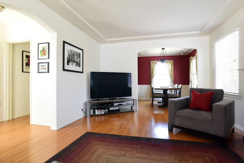 Living Room and Entertainment Center