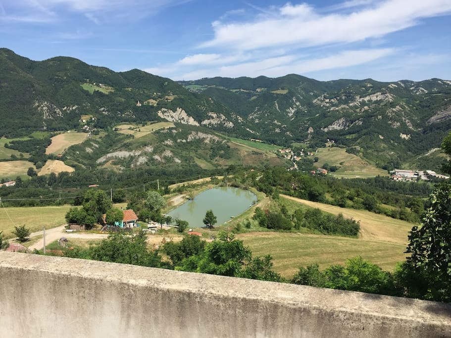 Vista dal balcone della seconda camera