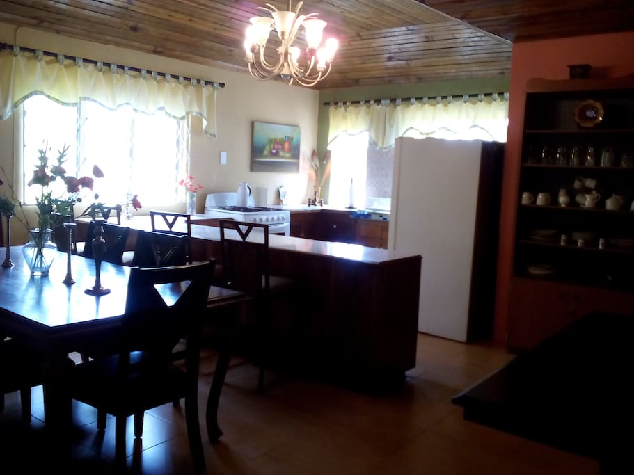 Dining Room and Kitchen