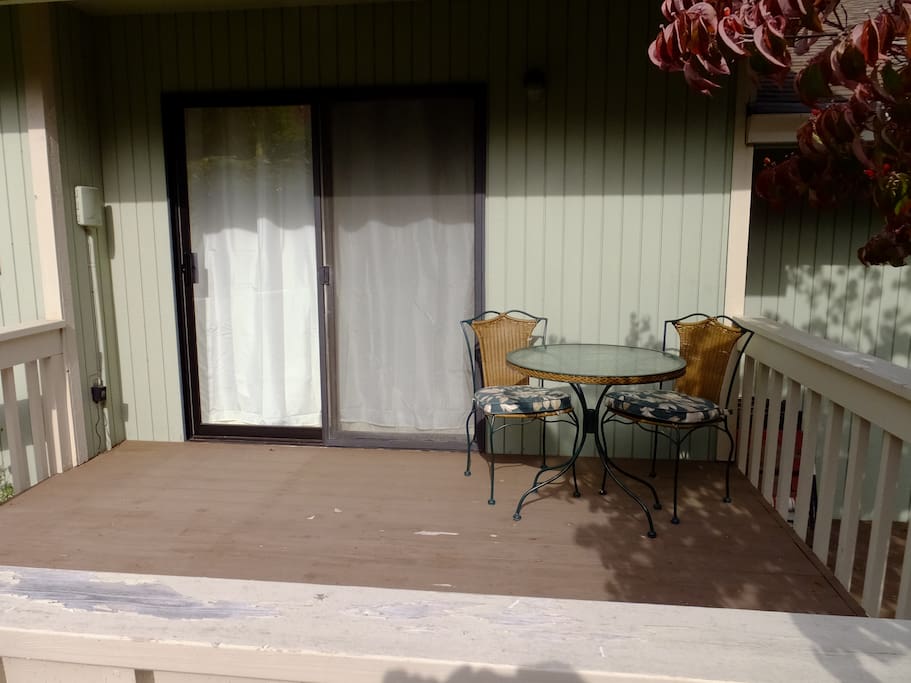 A place to enjoy your morning coffee or tea!