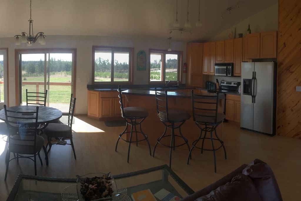 Kitchen and dining.