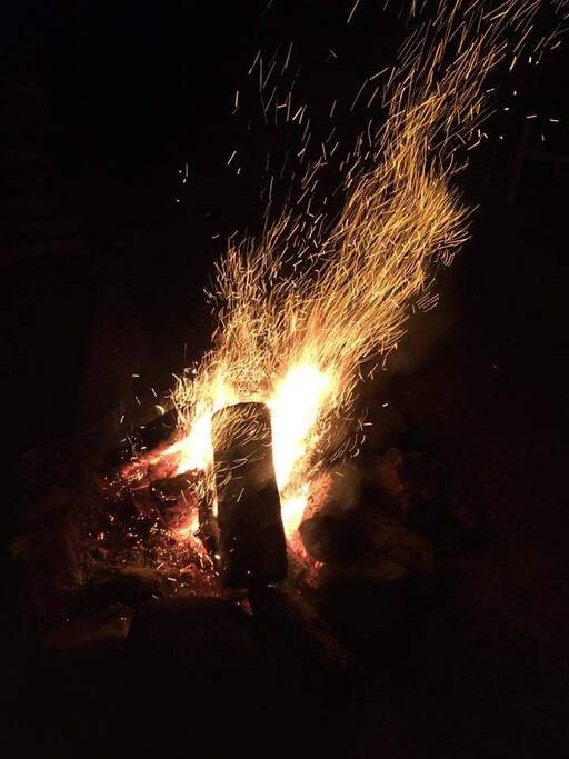 soirée autour du feu!