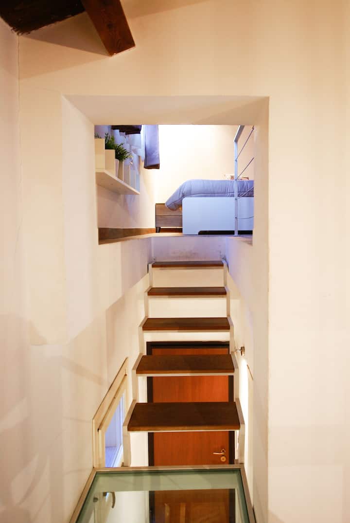 Apartmány Porta Sant'Agata

Jednotka 2 - Kávový apartmán

Scala - schody 