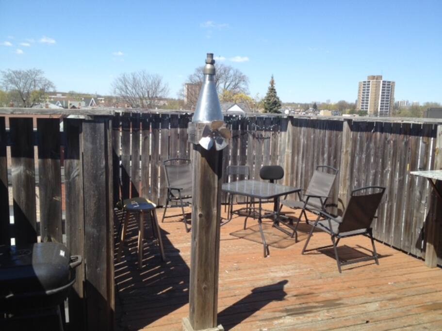 Attached balcony
