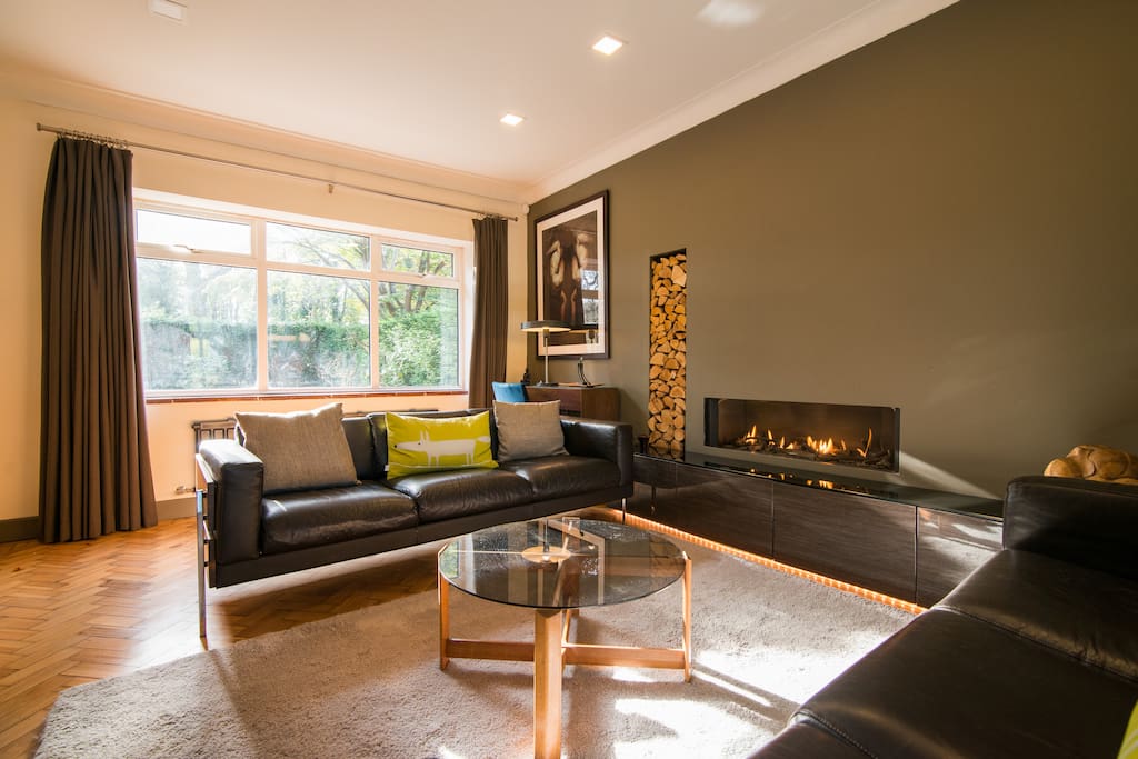 Formal lounge, great for cosy winter nights. Fire is a very high spec Dru remote control, gas fire. Most think it's real!