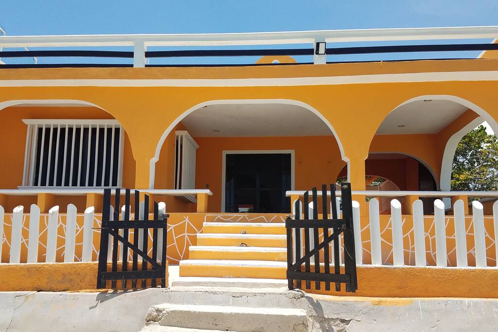 House Beach Front View