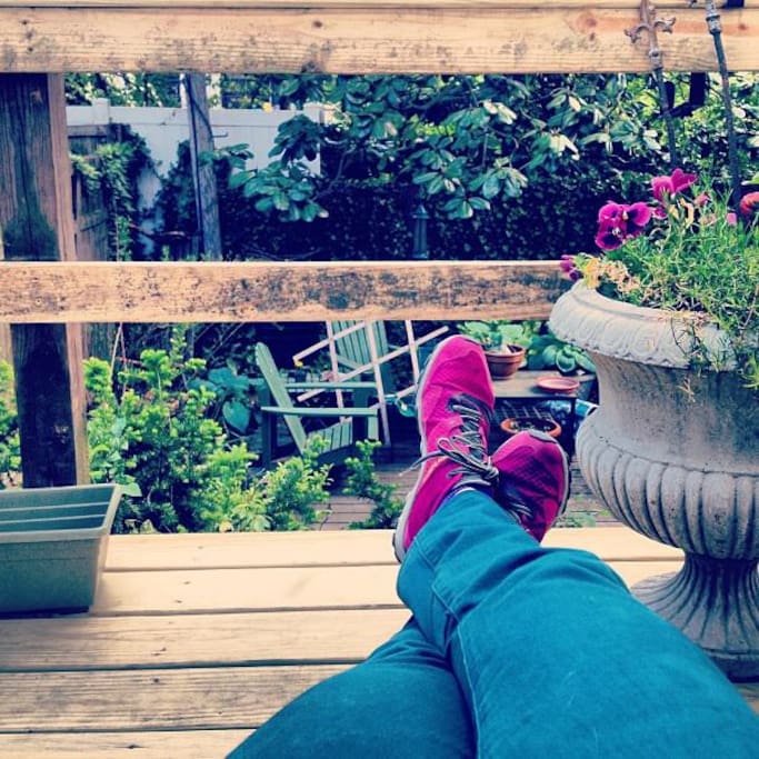 Backyard & deck!