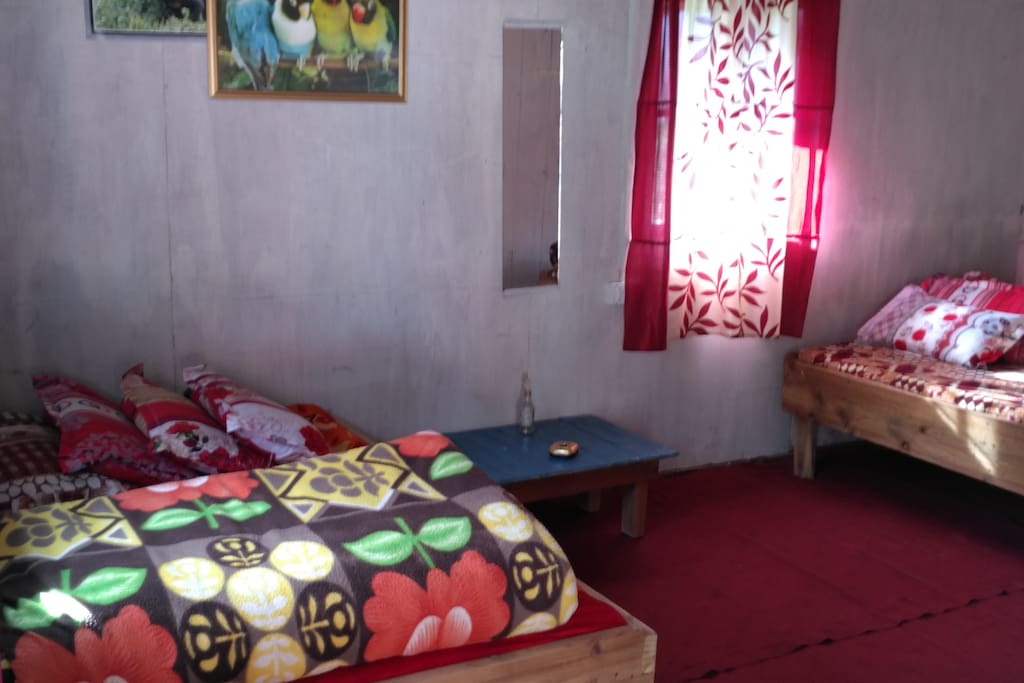 Double bedded room