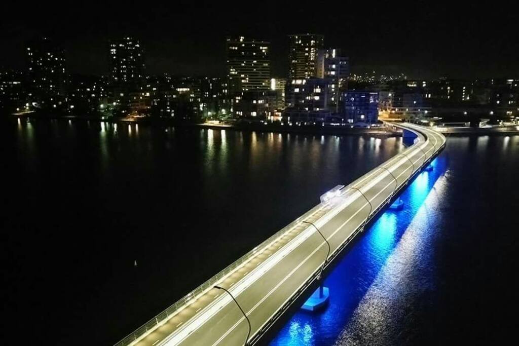 night view at lower section roof garden