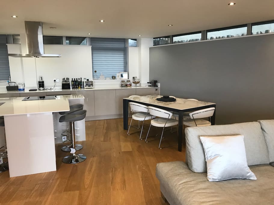 Open plan living space