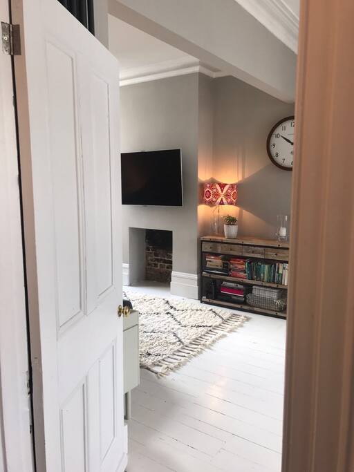 Entrance to sitting room (Sky and Apple TV available)