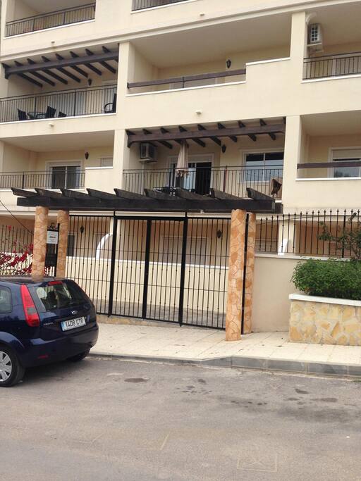 GATED ENTRANCE AND BALCONY