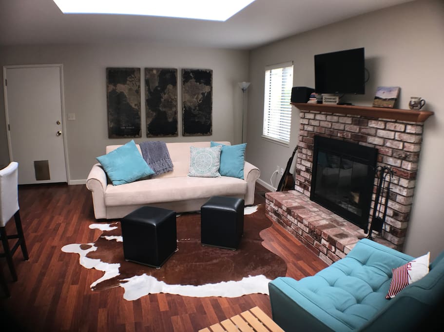 Family room off of patio