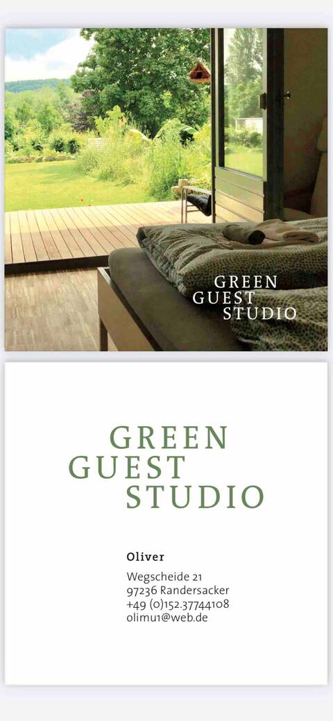 2Green Guest Studio with big terrace and garden