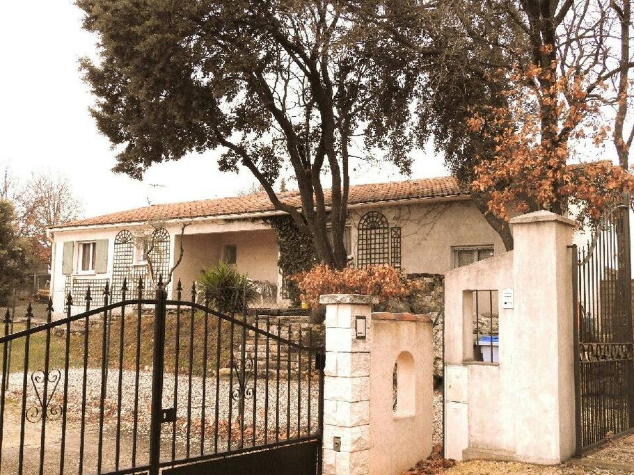 Notre villa et jardin