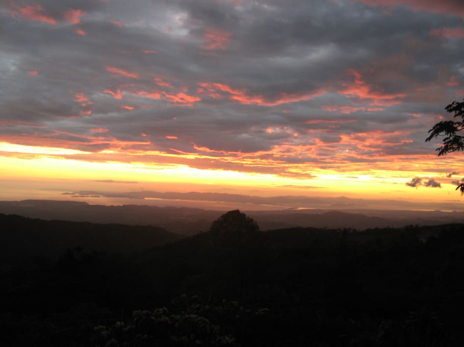 Sunset from the Clubhouse Patio
