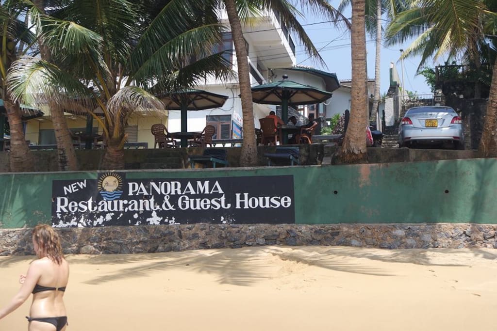 View from beach