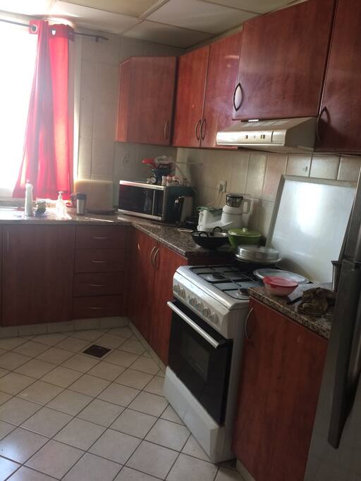 Spacious kitchen with all modern appliances.